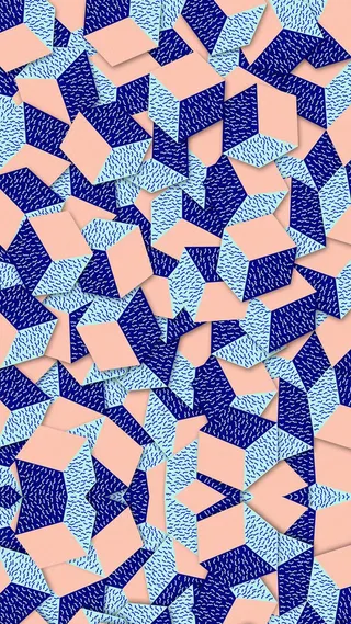 彩色几何H5背景高清