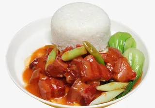 红烧肉盖饭免费下载素材免抠