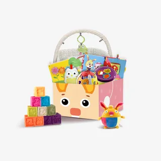 同伴贝宝早教盒子1到3月龄免抠