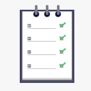 活页本待办事项列表免抠