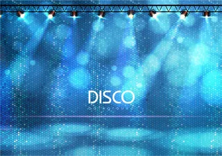 梦幻的disco舞台背景