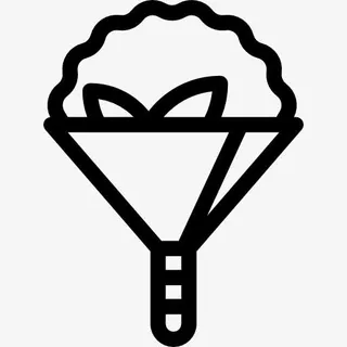 新娘的花束图标免抠