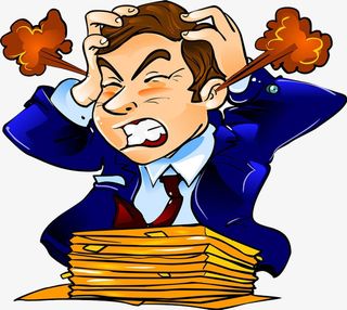 巨大的工作压力免抠