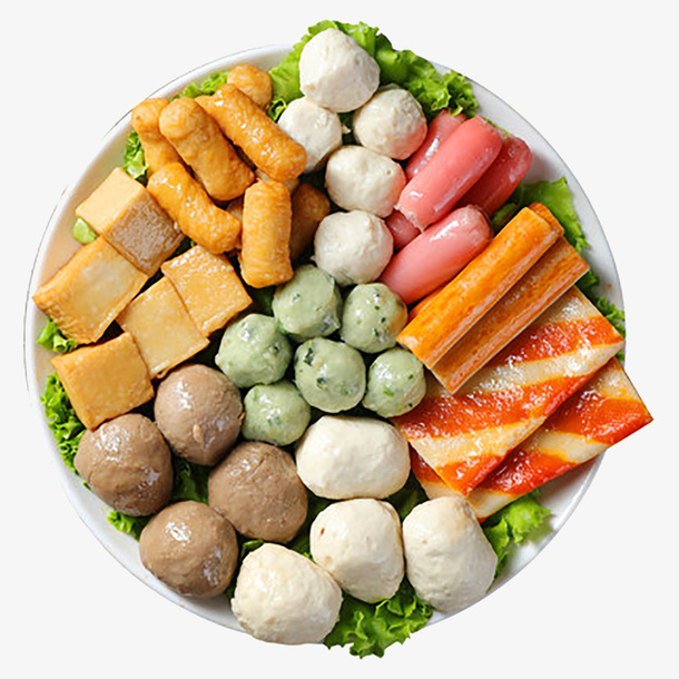 各种好吃的火锅丸子免抠