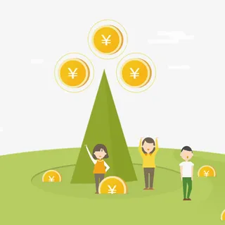 卡通金融元素免抠