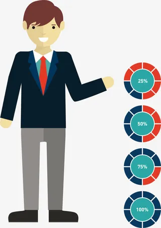 年终数据总结汇报报告会免抠