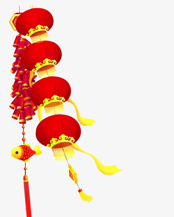 红灯笼免抠