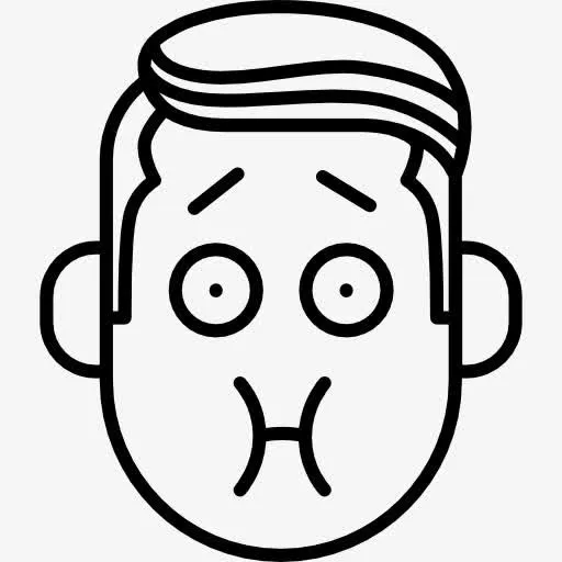 恶心的男孩脸图标免抠
