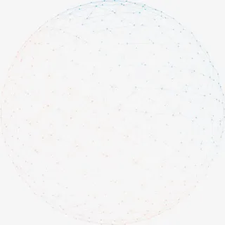 网状球状浅蓝色底纹免抠