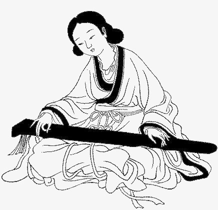 弹琴的人免抠