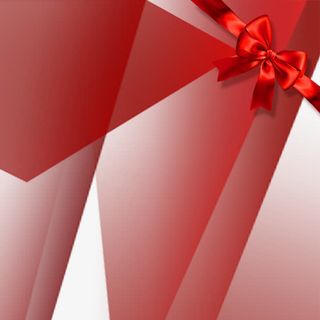 红色蝴蝶结免抠