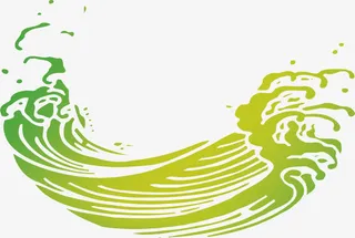 创意合成渐变水纹免抠