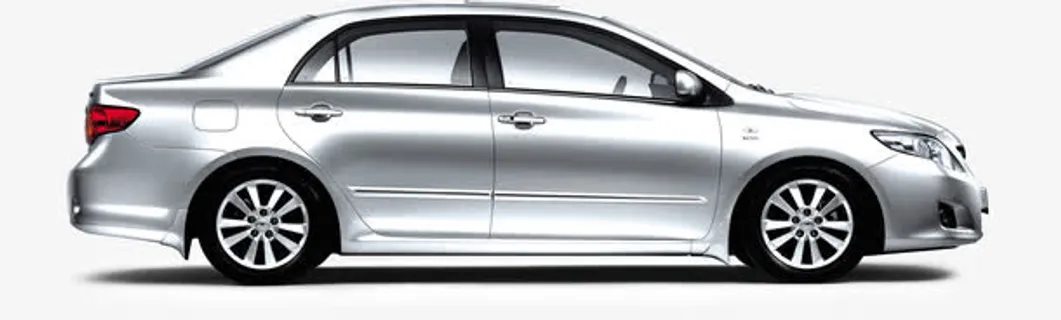 白色新款手绘汽车轿车免抠