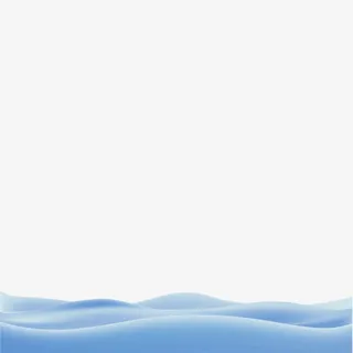 浅蓝色雪地免抠