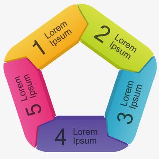 矢量几何物体分类框架免抠