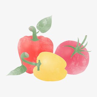 手绘西红柿元素免抠