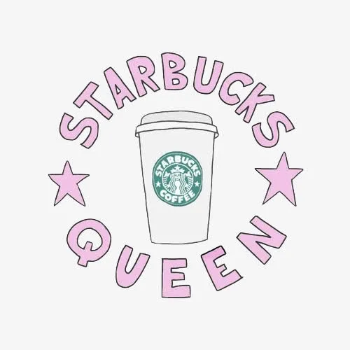 欧美剪贴画星巴克免抠