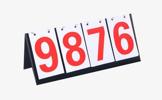四位数计数牌素材免抠