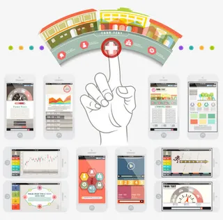 手机界面扁平化设计免抠