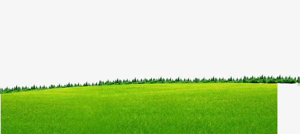 卡通手绘草坪免抠