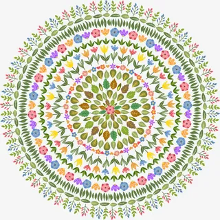 春天花草图腾免抠