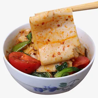 特色陕北面食裤带面素材免抠