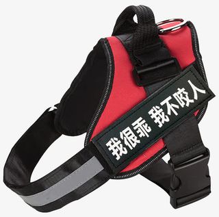 大型犬胸背带遛狗牵引绳狗链子免抠