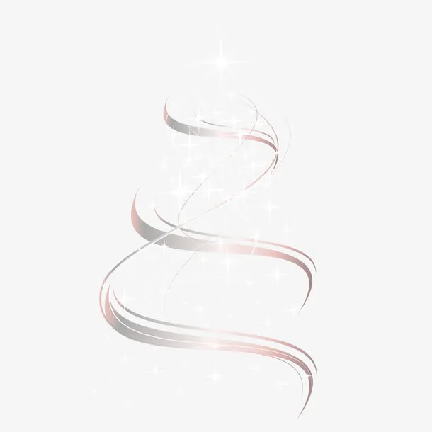 星光点缀圣诞树装饰免抠