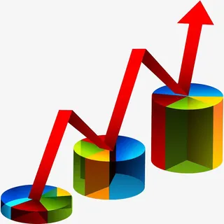 科技感折线图免抠