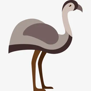 卡通动物仙鹤免抠