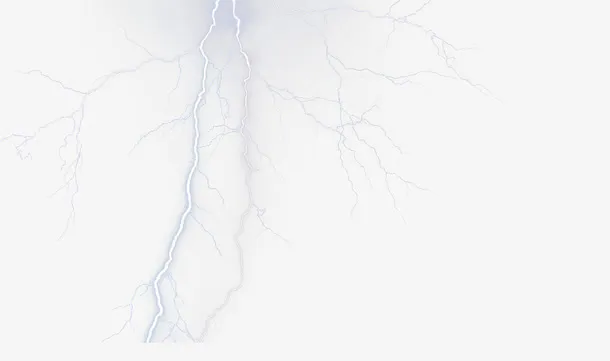 雷电闪光免抠