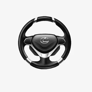 黑银边框车方向盘免抠