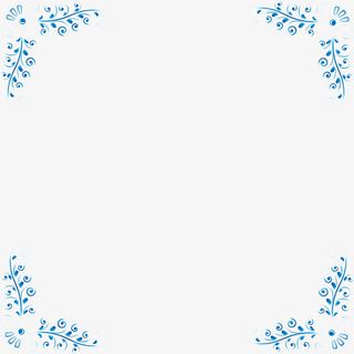 卡通手绘藤蔓边框免抠