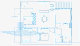 矢量手绘平面图免抠
