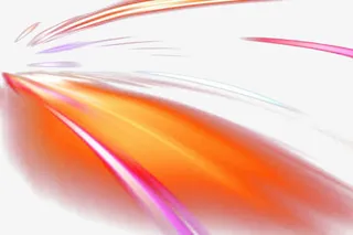 桔色公路速度曲线免抠