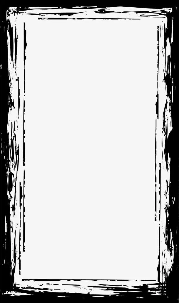 矢量泼墨边框免抠