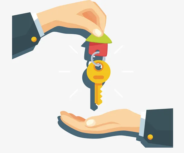 二手房市场买卖交易免抠