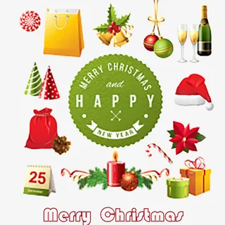 13款精美圣诞元素免抠