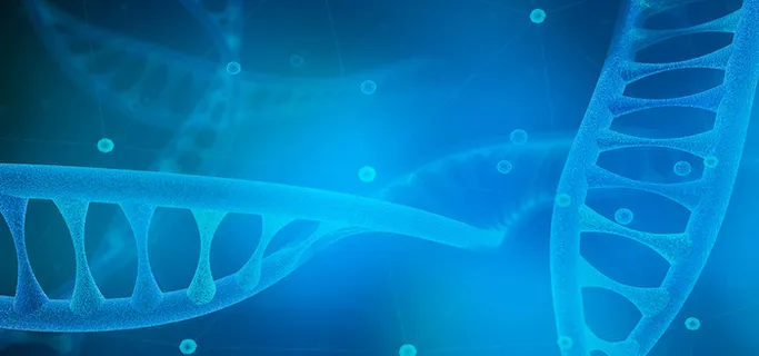 DNA链条科学生命背景图高清