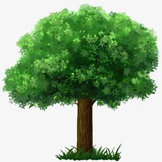 卡通桉树图片素材免抠