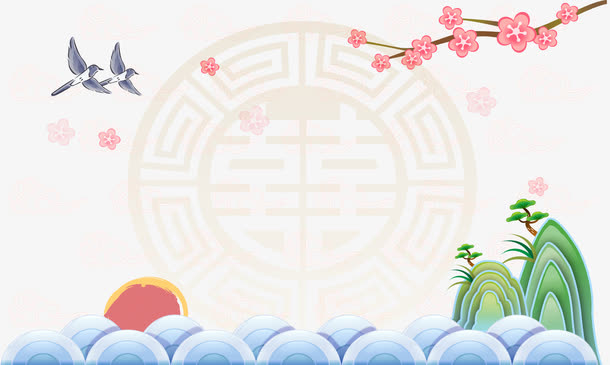喜鹊报春免抠