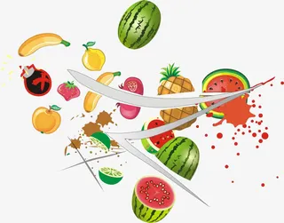 刀切水果游戏免抠