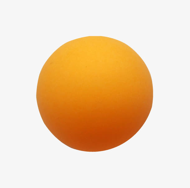 乒乓球黄色免抠