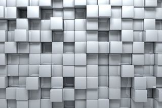 白色凹凸方块背景