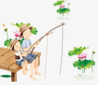 高清摄影活动海报荷叶荷花免抠