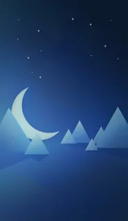 纯净月色夜景背景高清