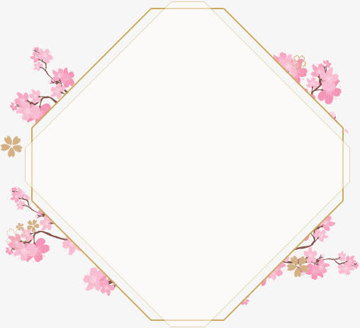 海报边框设计花纹效果免抠