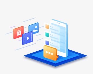 手机app系统平台免抠