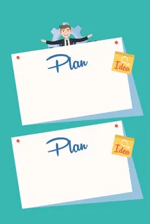 卡通手绘职场工作计划高清 卡通手绘职场工作计划高清