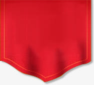 红色PNG标签设计免抠